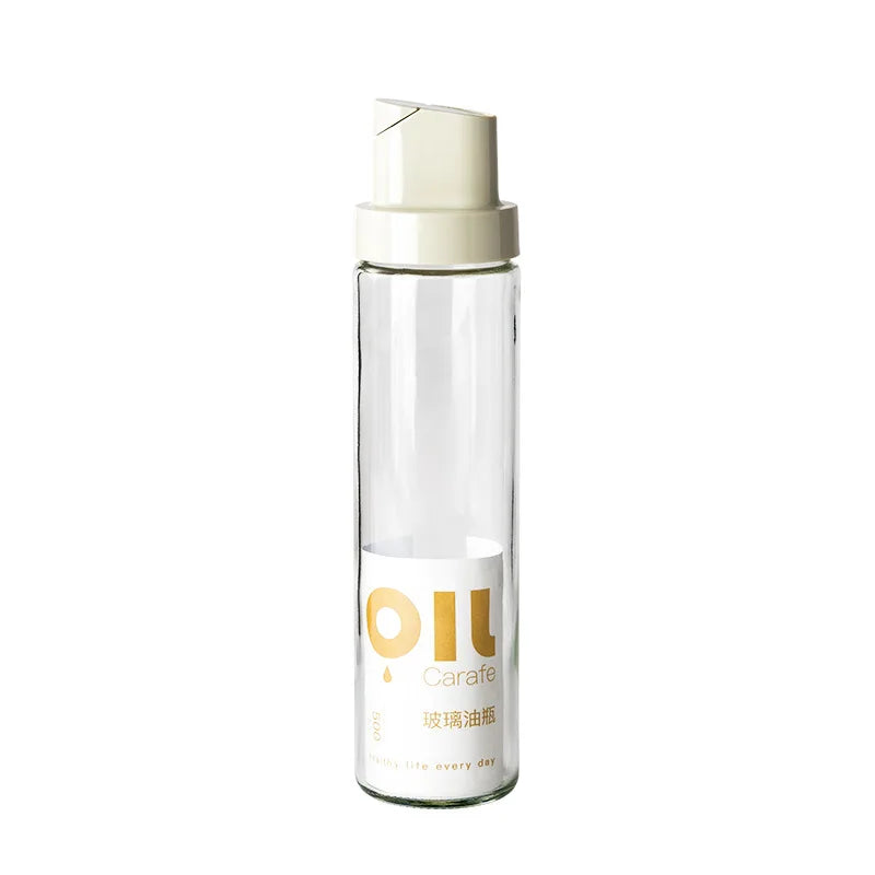 New Household Kitchen Soybean Vinegar Spice Bottle Set Glass Leakproof Aroma Spice Wine Dedicated Non-Hanging Oil Jar