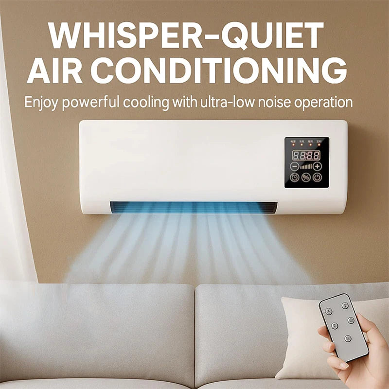 Wall-mounted Air Conditioner Fan and Heater RV Air Conditioner Fan Heater Combo Split Portable Ductless Air Conditioner