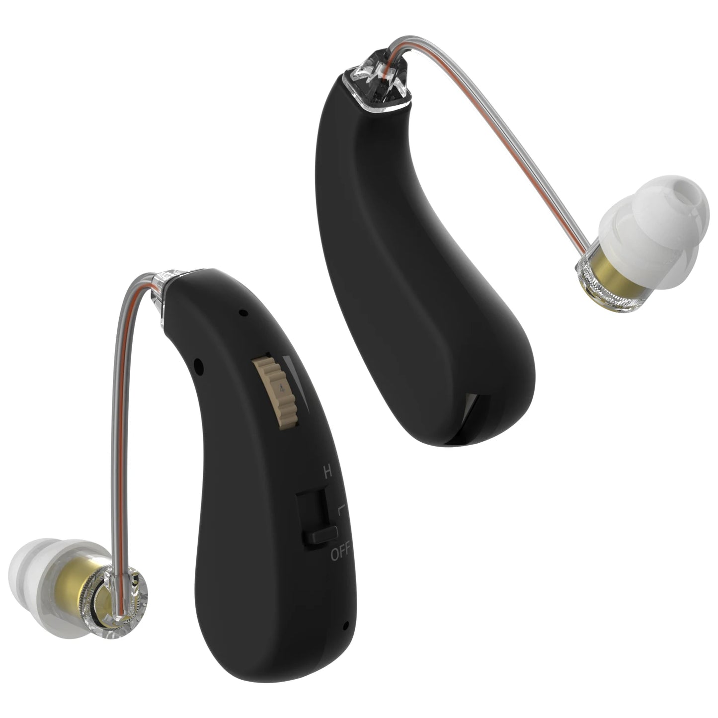 BTE Hearing Aid Ear Sound Amplifier Adjustable Tone Hearing Aids Portable Ear Hearing Amplifier for the Deaf Elderly