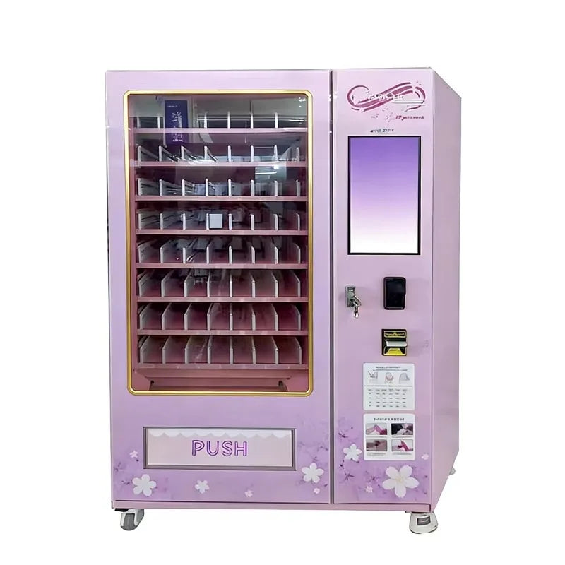 Automatic Makeup Dispenser Machine with LED Display, Smart Beauty Vending Solution for Stores and Public Locations