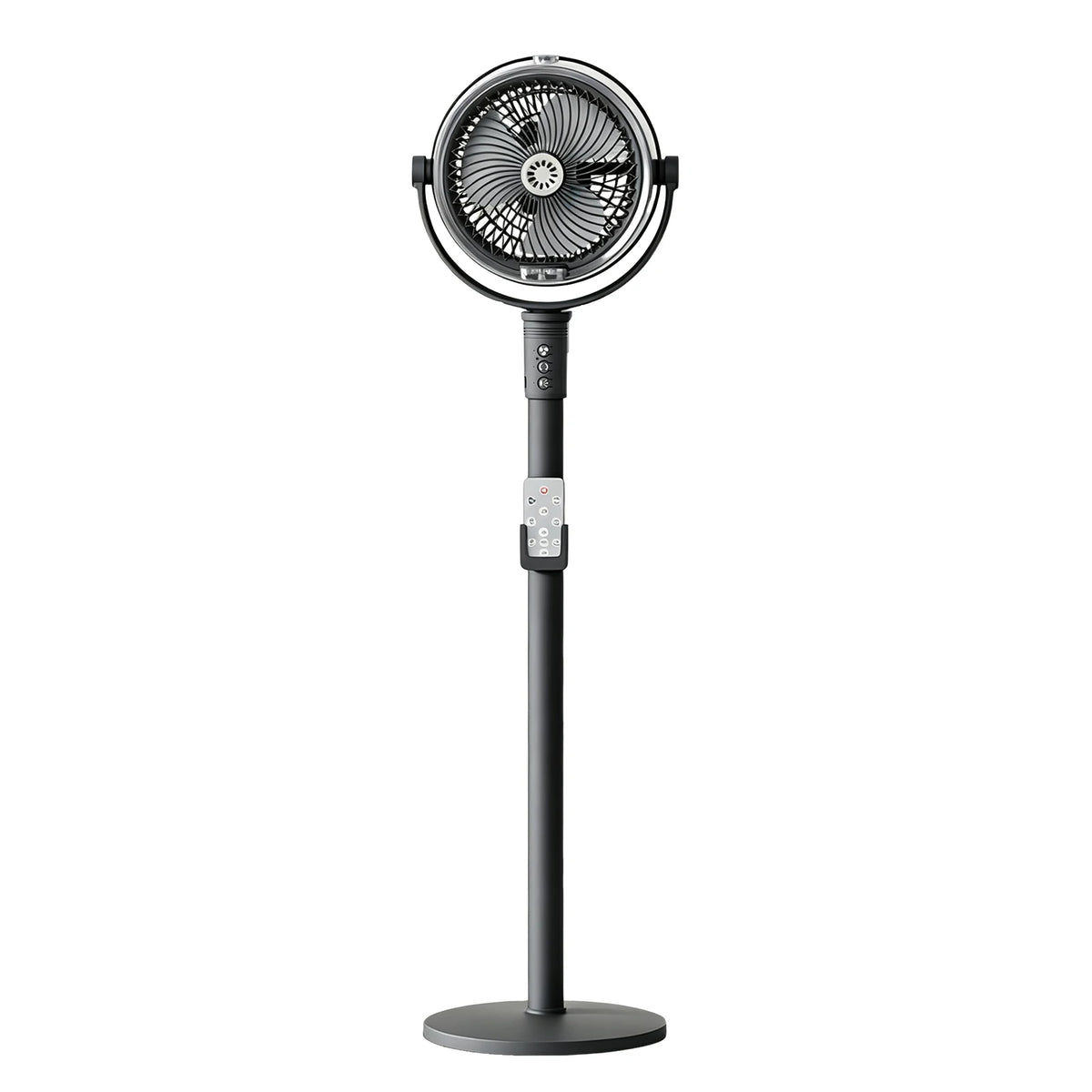 3 In 1 Smart Remote Control Humidifier Floor Fan,Multifunctional Oscillating Standing Desktop Circulating Fan,4 Speed Adjustable