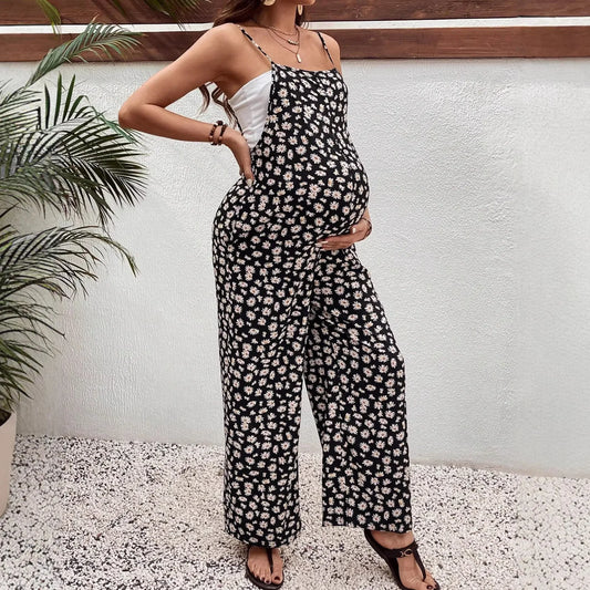 Clothes for Pregnant Women Printed Bohemian Style Pregnant Baby Carrier Pants Spring Summer Maternity Clothing Pregnancy Pants