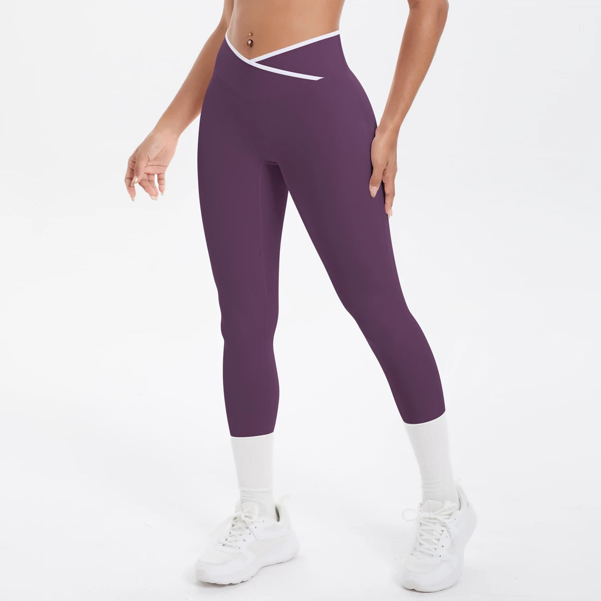 Women Cross High Waisted Sports Suit Breathable Fitness Running Workout Yoga Set Casual Pilates Sportwear Leggings