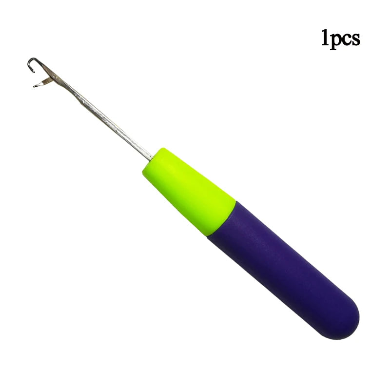 Plastic Crochet Hook Needle for Hair Weaving Dreadlock Knit Hook Needle for Hair Weaving Crochet Needle Hook