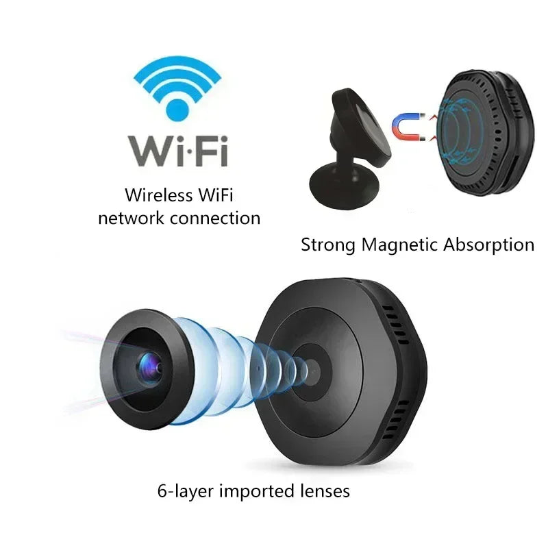 4K 1080p HD Mini Wireless Camera Portable Cam Invisible Night Version Camcorder Wifi Remote Monitor Video Voice Recorder Cameras