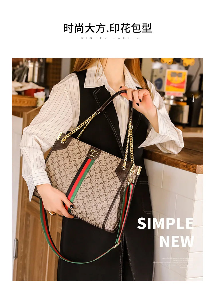 Fashionable Diaper Bag Trendy Crossbody Handbag For Business Women Elegant Leather Classic Designer Paris Style Large Capacity