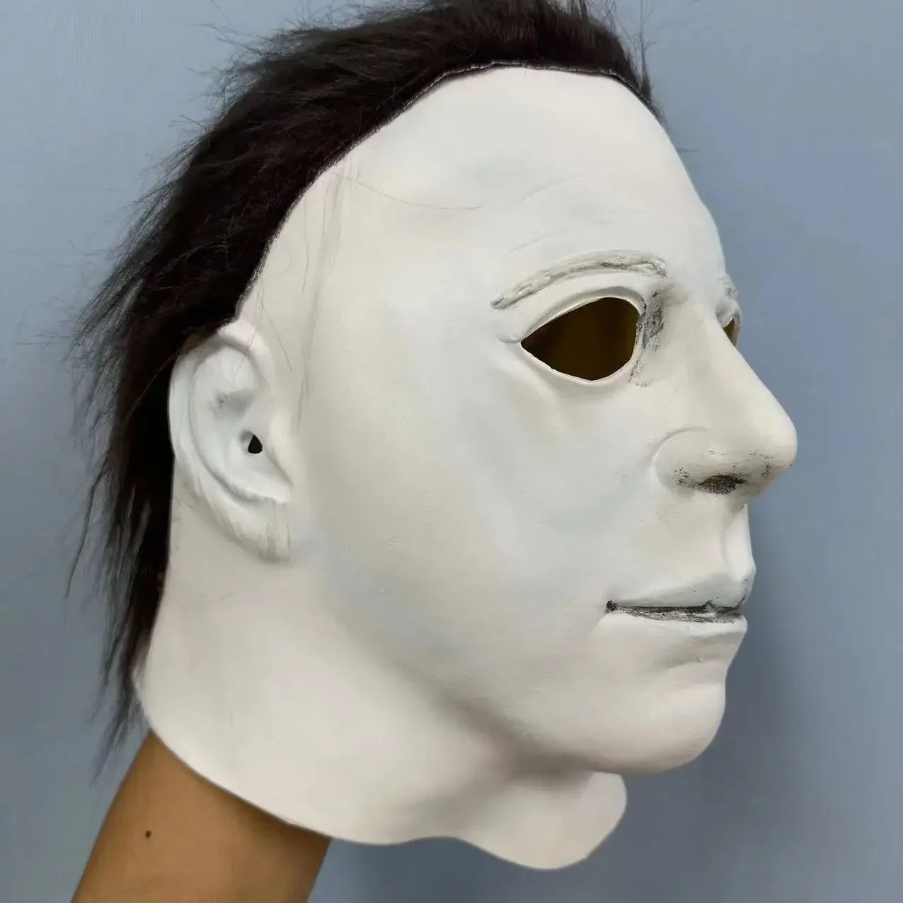 Halloween Mask Cosplay Horror Bloody Killer Demon Latex Helmet Carnival Masquerade Party Props Realistic Headgear