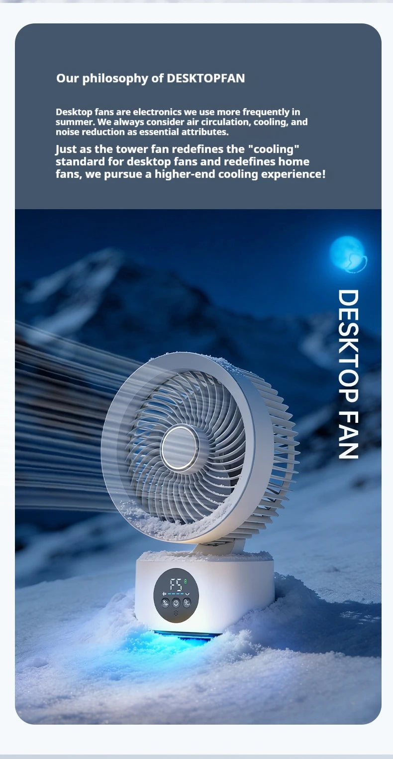 2026 New Upgrade Portable Rechargeable USB Wall Hanging Fan Remote Control Folding Shaking Head Fan With Nightlight Air