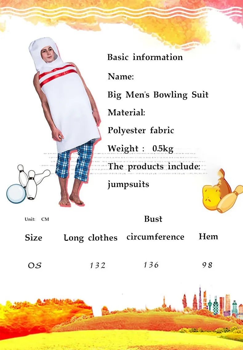 Halloween bowling cosplay costume