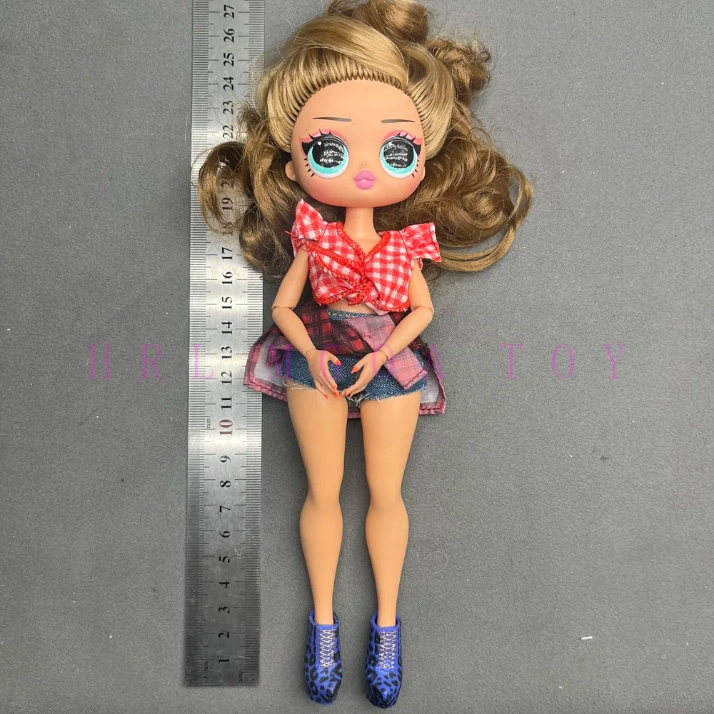 Original 24cm OMG multi-style big sister fashion dressup girl DIY holiday gift doll toy