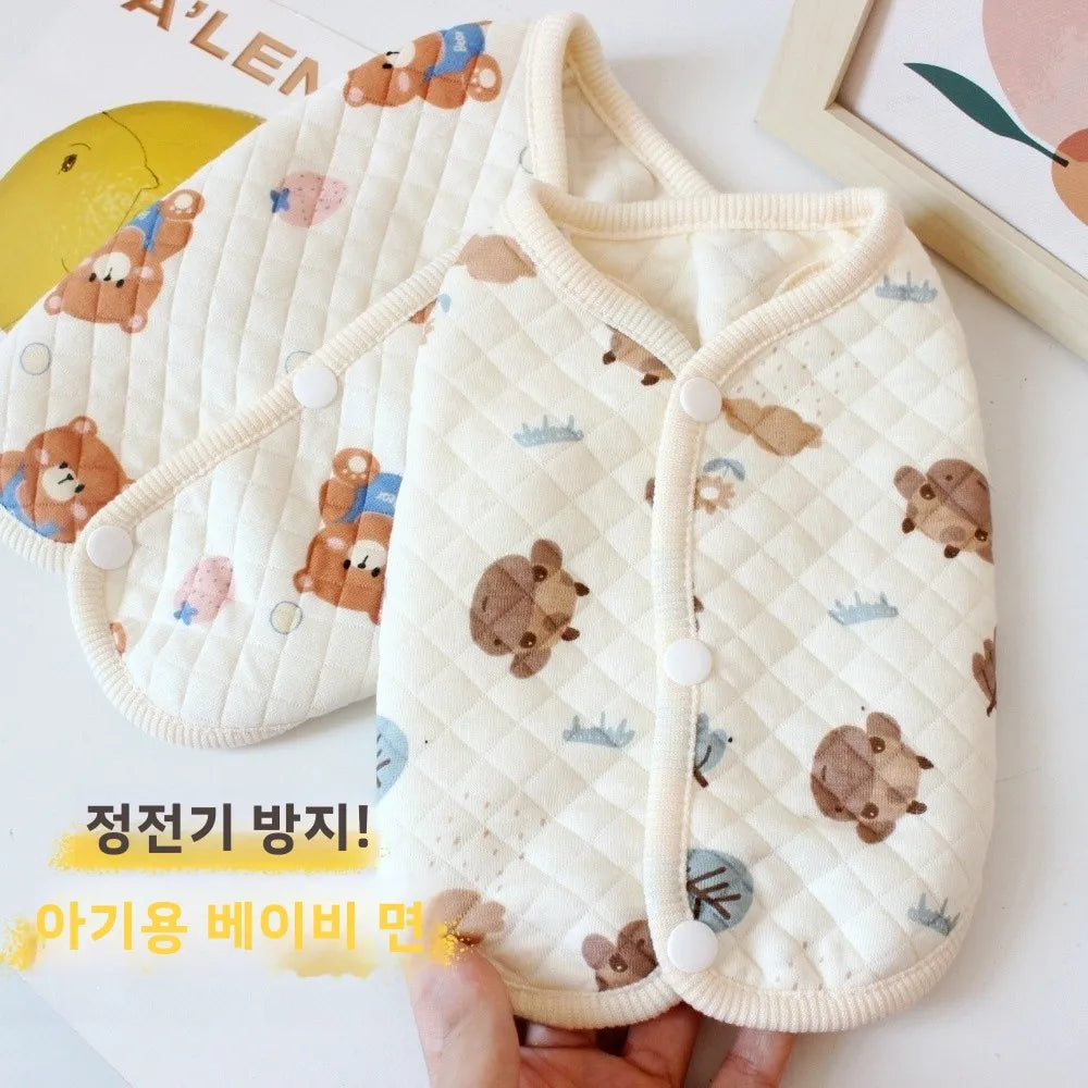 Cotton Pet Open Cardigan For Small Medium Dogs Cats Winter Warm Dog Clothes Teddy Bichon Cute Dogs Vest Pet Apparel