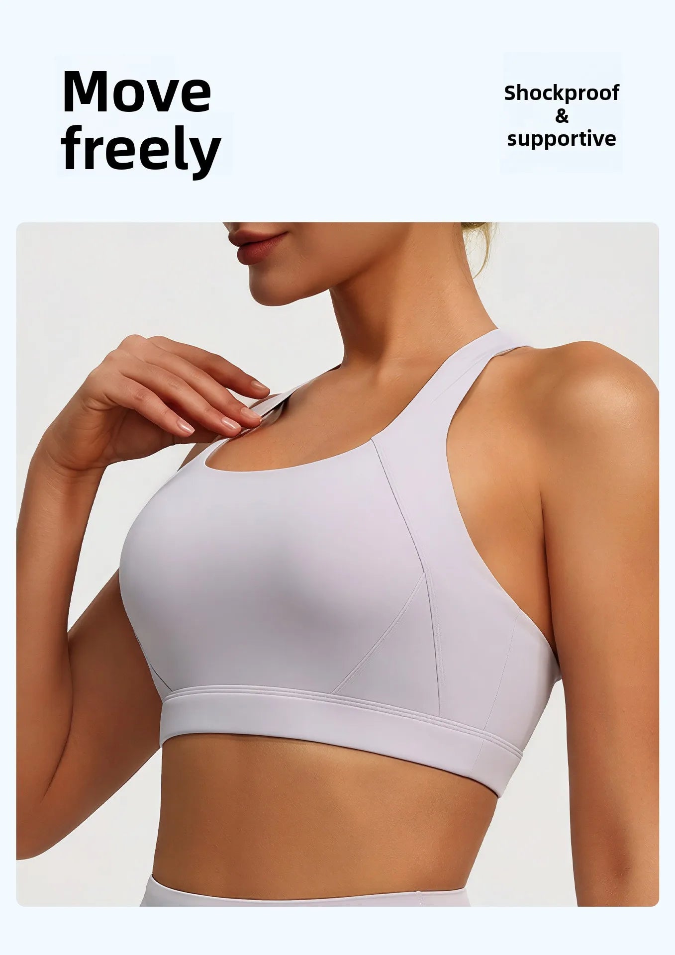 New Women's Sports Yoga Tank Top Halter Neck, Sexy Running Bra with Built-in Pads High-Intensity Shock-Absorbing Bra Tennis L