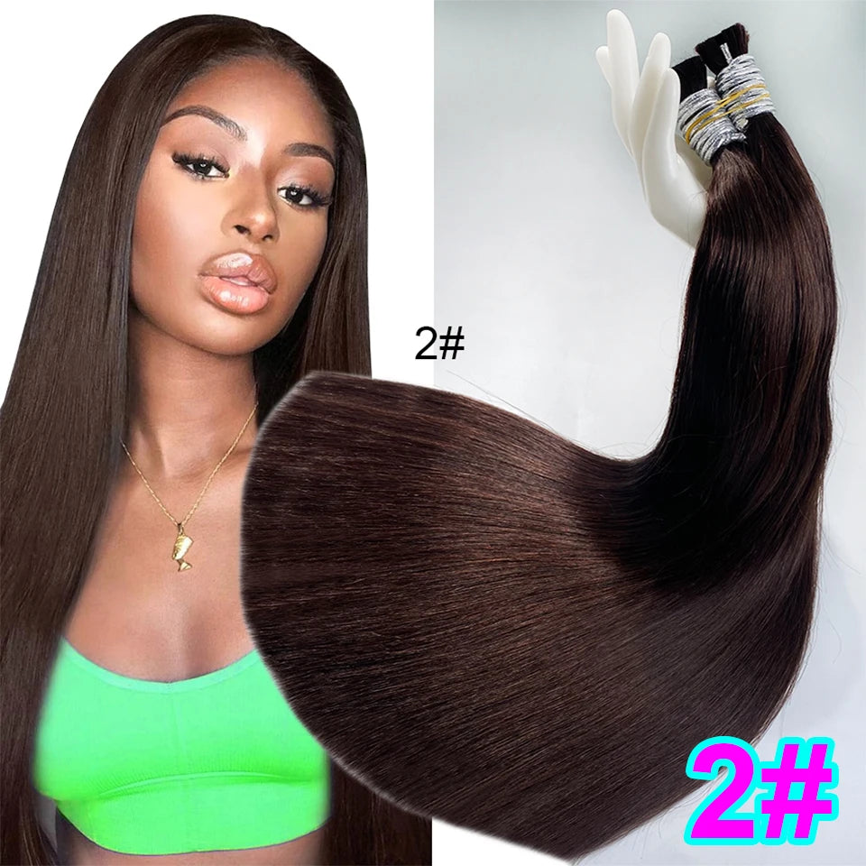 Human Hair Bulk No Weft Virgin Remy Hair Vietnamese Hair Straight Hair Bulk Real Natural Hair No Weft For Braiding Wholesale