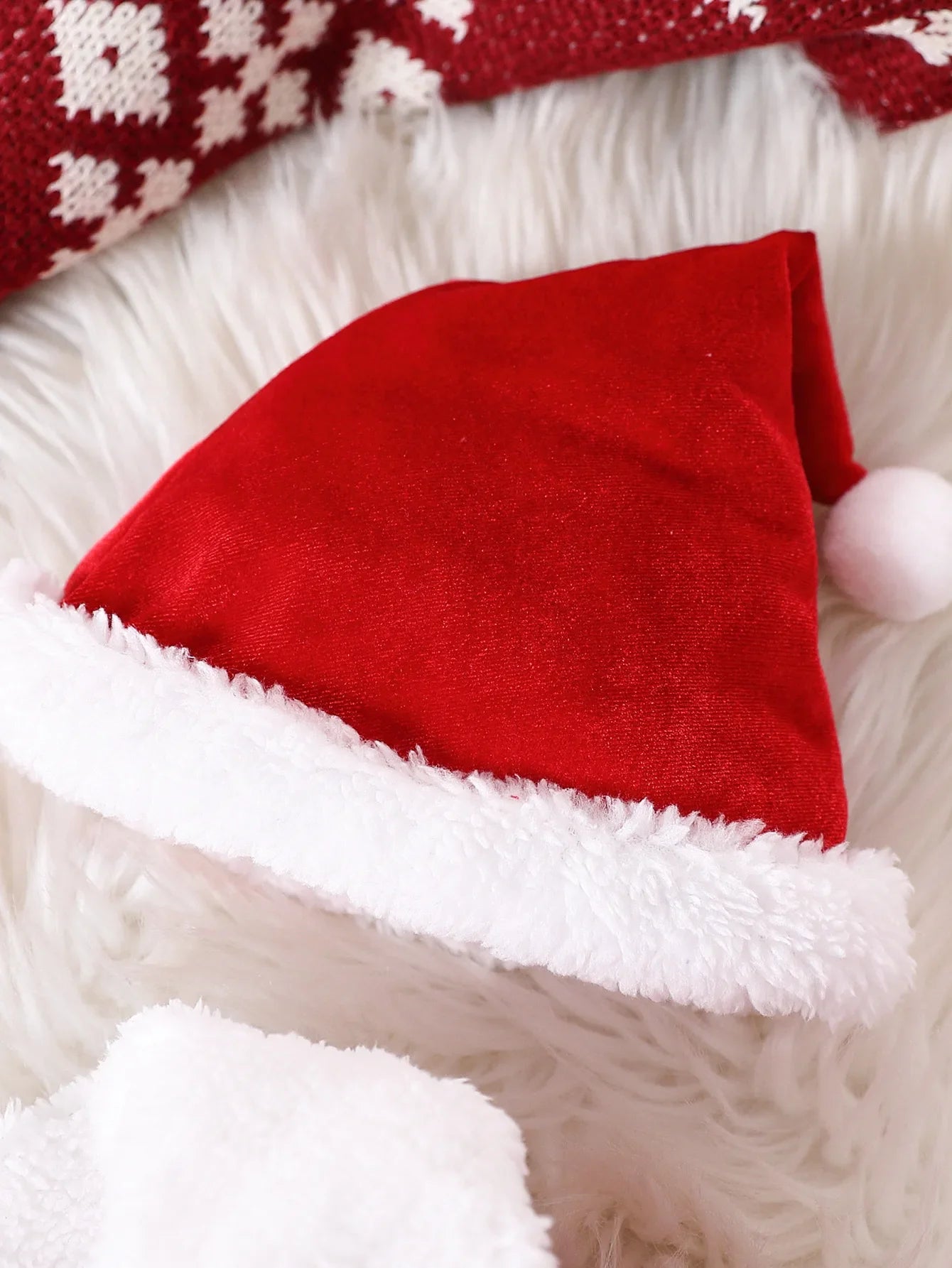 Baby Christmas Clothes Sets Winter Plush Fleece Santa Claus Coat and Velvet Pants Toddler Christmas Outfits New Year Costumes