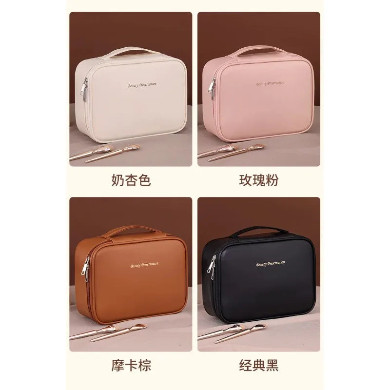 New Women's Cosmetic Bag Portable Storage Bag Large Capacity Luxury Makeup Bag Travel Organizer Essentials Toiletry Bags
