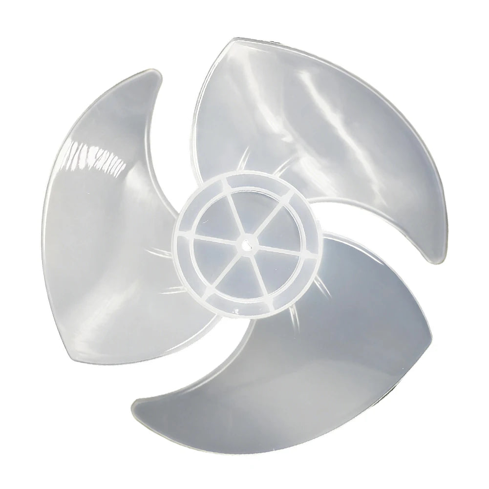 D hole Air Circulation Fan Blade for Turbo Floor Fan Replacement PVC 3-Blade Design Compatible with Standard Turbine Fans