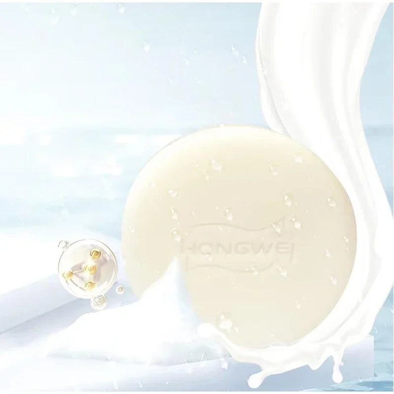 China‘s Heritage Lanolin Soap Dual-Sided foam Face & Body Cleanser gentle Moisturizing Exfoliating Sheep Fat Soap All Skin Care