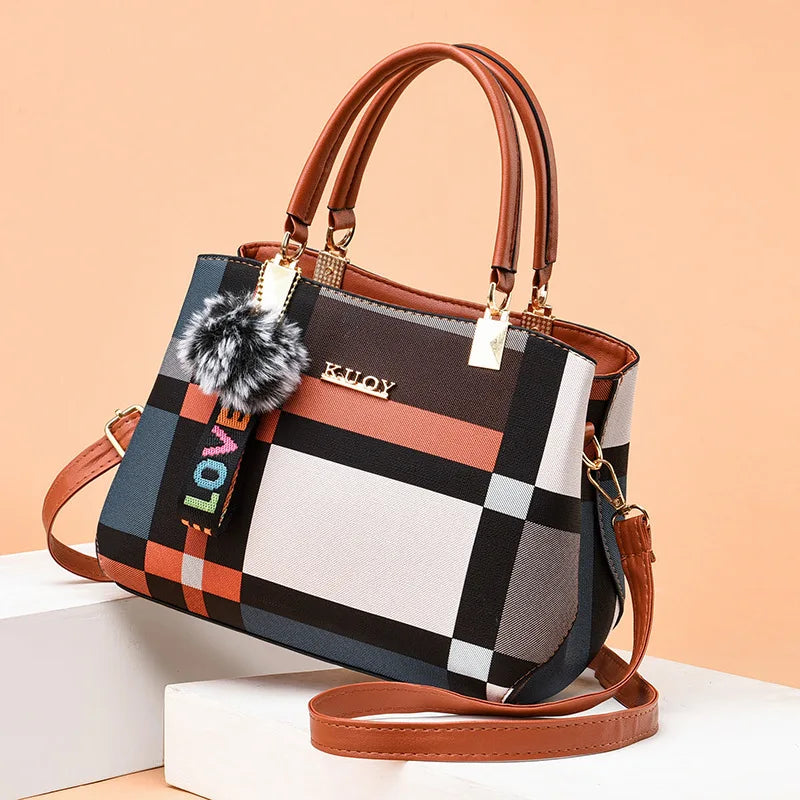 Luxury Vintage Shoulder Bags For Women Multi-Pocket Pu Leather Crossbody Bag Messenger Handbag Totes Purse bolsa feminina