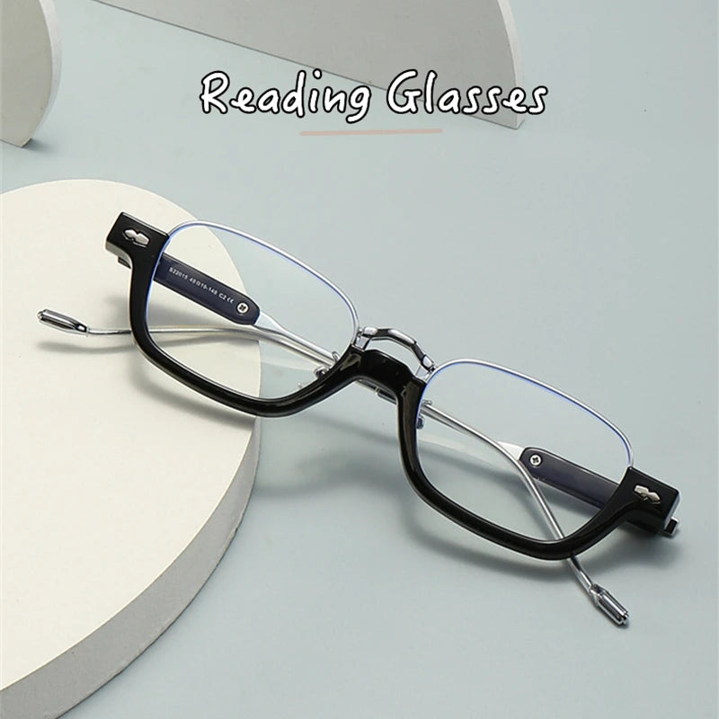 2023 New High Quality Luxury Anti Blue Light Reading Glasses for Men and Women's Photochromic Eyeglasses With Diopter 0 to +600
