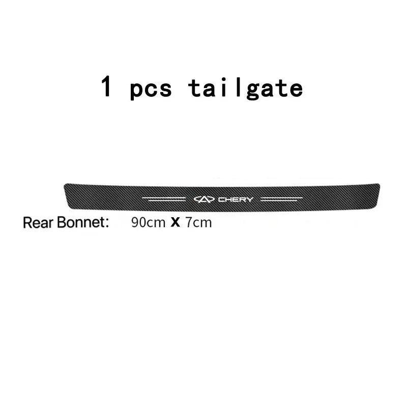 Car Trunk Bumper Guard Decals For Chery TIGGO 3 4 5 7 Pro 8Pro Max MVM X22 DR3 Amulet Fora Fulwin T11 A1 A3 A5 car Accessories