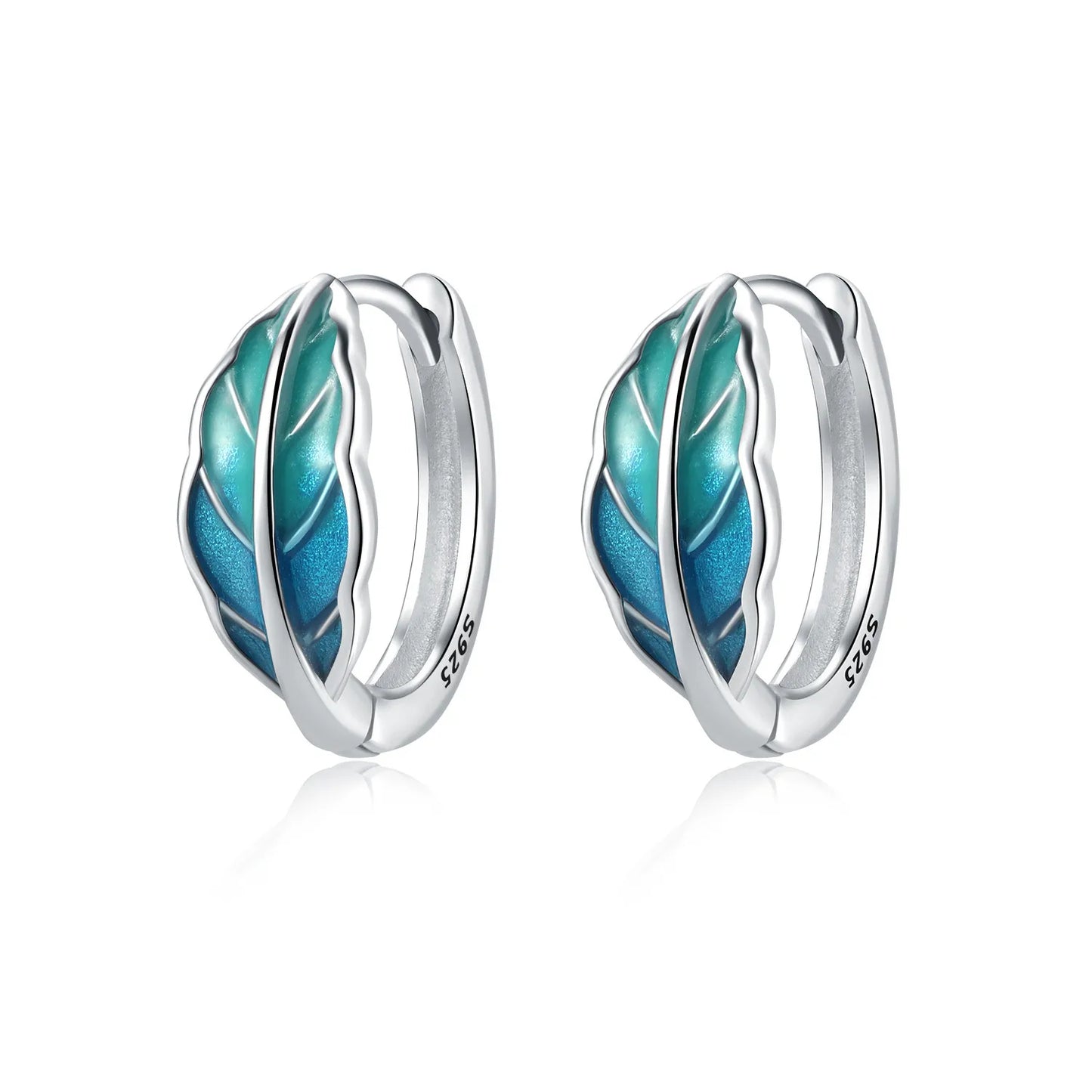 925 Sterling Silver Needle Iris Flower Hoop Earrings for Women Original Elegant Versatile Jewelry Birthday Party Fine Gift 2026
