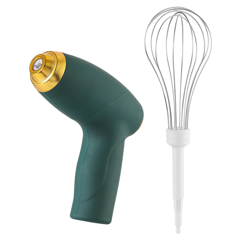 1 Electric Mixer, Egg Beater, Double Stick, 3-Speed Gun Style Cake Cream Mixer, Batter Mixer, Food Mixer