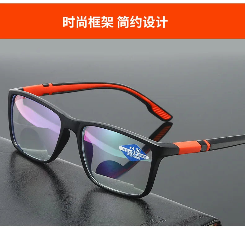3PCS Sports Reading Glasses Men Women - Comfortable, Stylish Presbyopic Readers with Polycarbonate Lenses, Bulk Wholesale