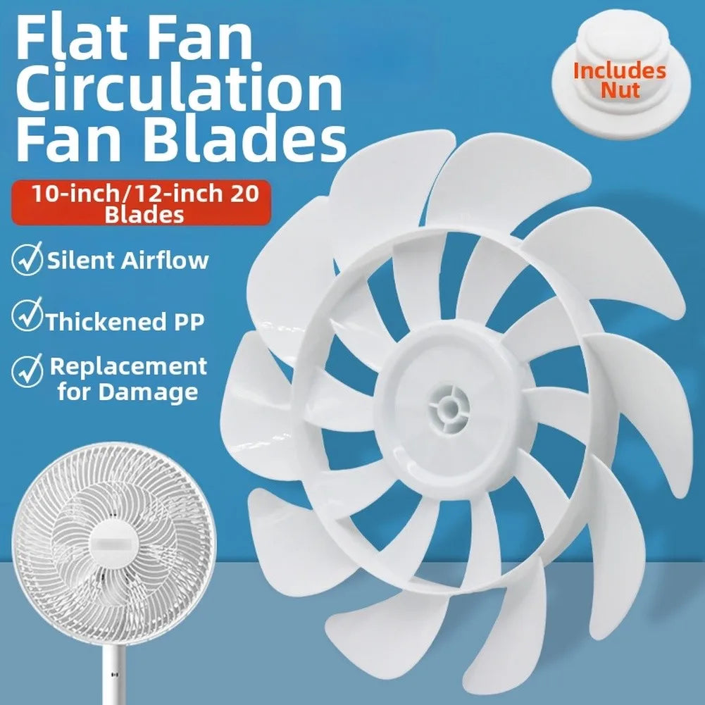 10/12inchs Replacement Fan Blades= For Pedestal Ceiling And Table Fans For Indoor Cooling And Efficient Air Circulation
