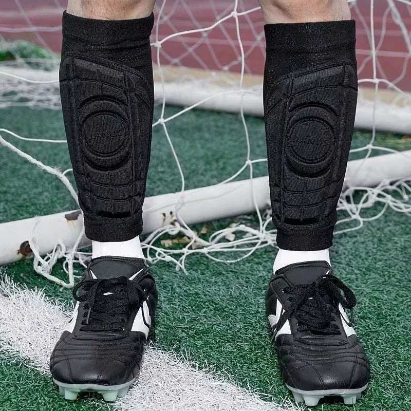 Anti-collision Soccer Football Shin Guard Adults Basketball Calf Support Compression Muscle Socks Running Leg Sleeve Warmer