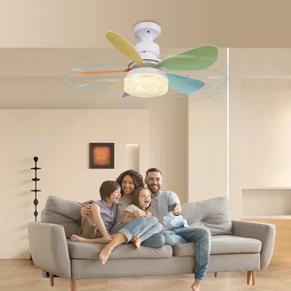 Socket Fan Light with Remote Screw in Ceiling Fan Light Adjustable Wind Speed Socket Ceiling Fan Light Bulb Fan for Home Office