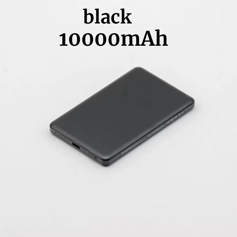 2026 Latest 6mm mini Ultra-Thin 10000mAh Wireless Magnetic Power Bank Type-C 20W Ultra-Fast Power Bank Portable Charger