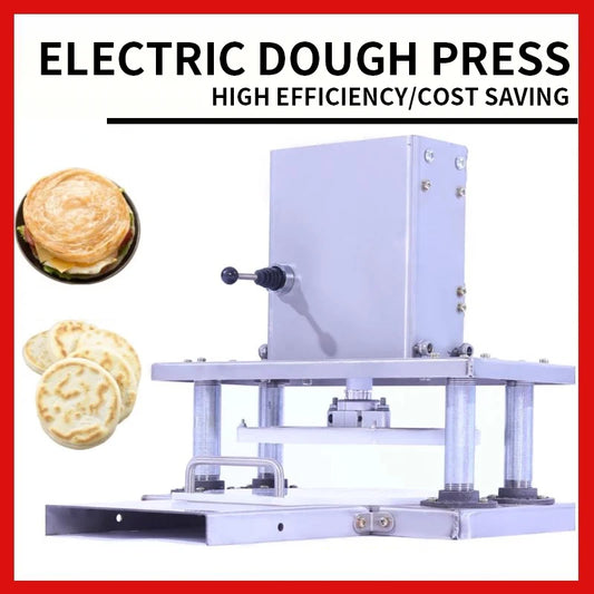 Noodle Pressing Machine 400pcs/H Electric Commercial Hand-grabbing Cake Pressing Machine Dough Flattening Machine Pressing Dough