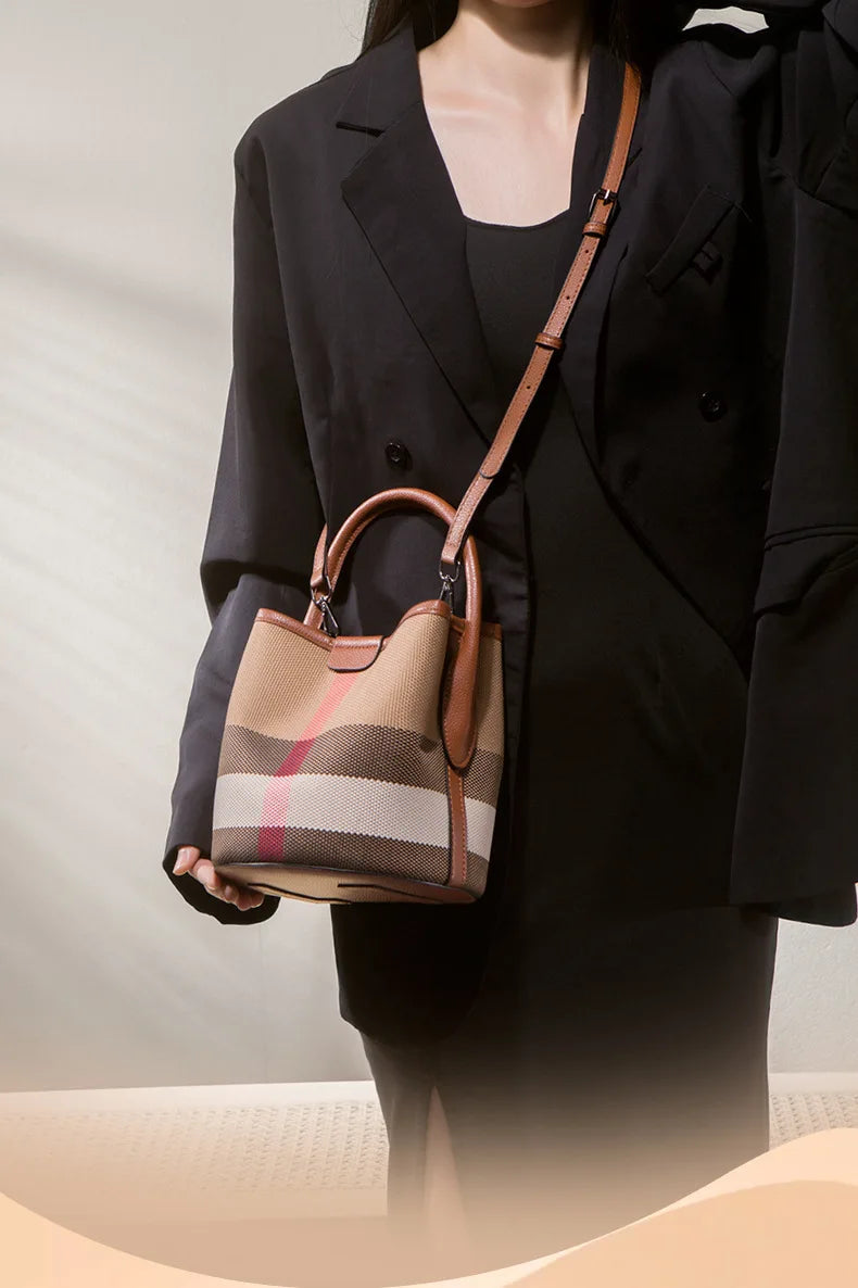 Diaper Bag Minimalist High-End Business Commuter Leather Crossbody Handbag Women Original Textured Clutch Mini