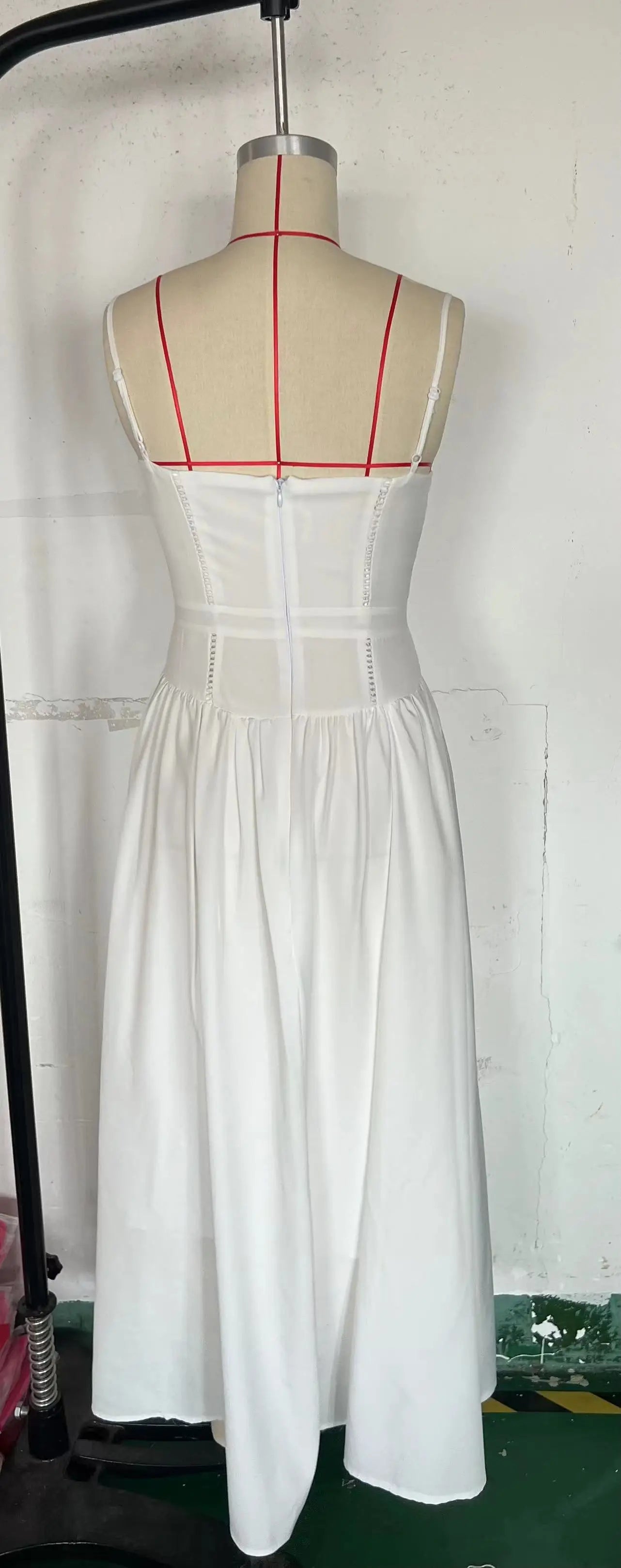 Elegant Fairylike French Style Gentle Floral Print Strapless Midi Dress Slimming Women's Fashion High End Feeling Dress