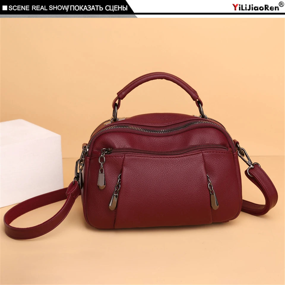 Luxury Women Handbags Designer Brand Leather Shoulder Bag Female Fashion Crossbody Bags for Women Clutch Purse Sac A Main