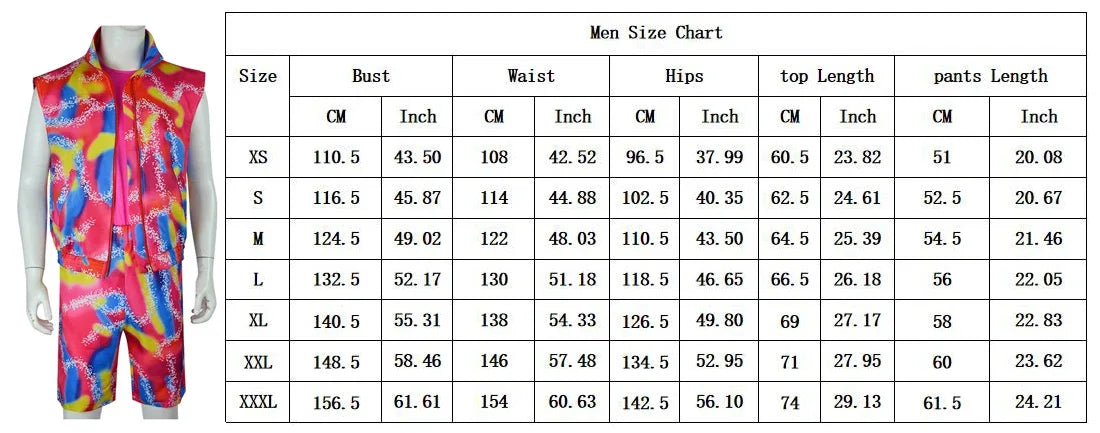 80s Workout Costume for Halloween Cosplay 80s 90s Workout Outfit Party Clothing for Adult Mens Include Hat Top Shirt Short