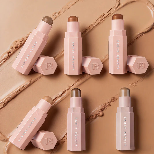 Fenty Beauty Contour Stick Modifies Facial Enhances The Three-dimensionality of Facial Features Vibrant Color Smooth Lip Gloss