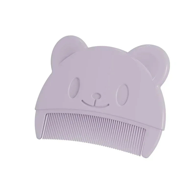 1-4pcs Newborn Baby Comb Remove Fetal Scale Cute Bear Shaped Infants Boys Girls Fetal Hair Shampoo Soft Comb