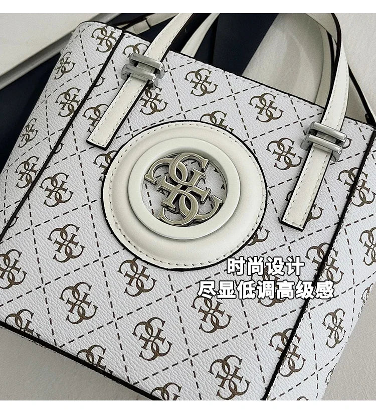 Vintage Leather Diaper Bag For Ladies High-end Simple Fashionable Classic Design Trendy Large Capacity Commuter Backpack