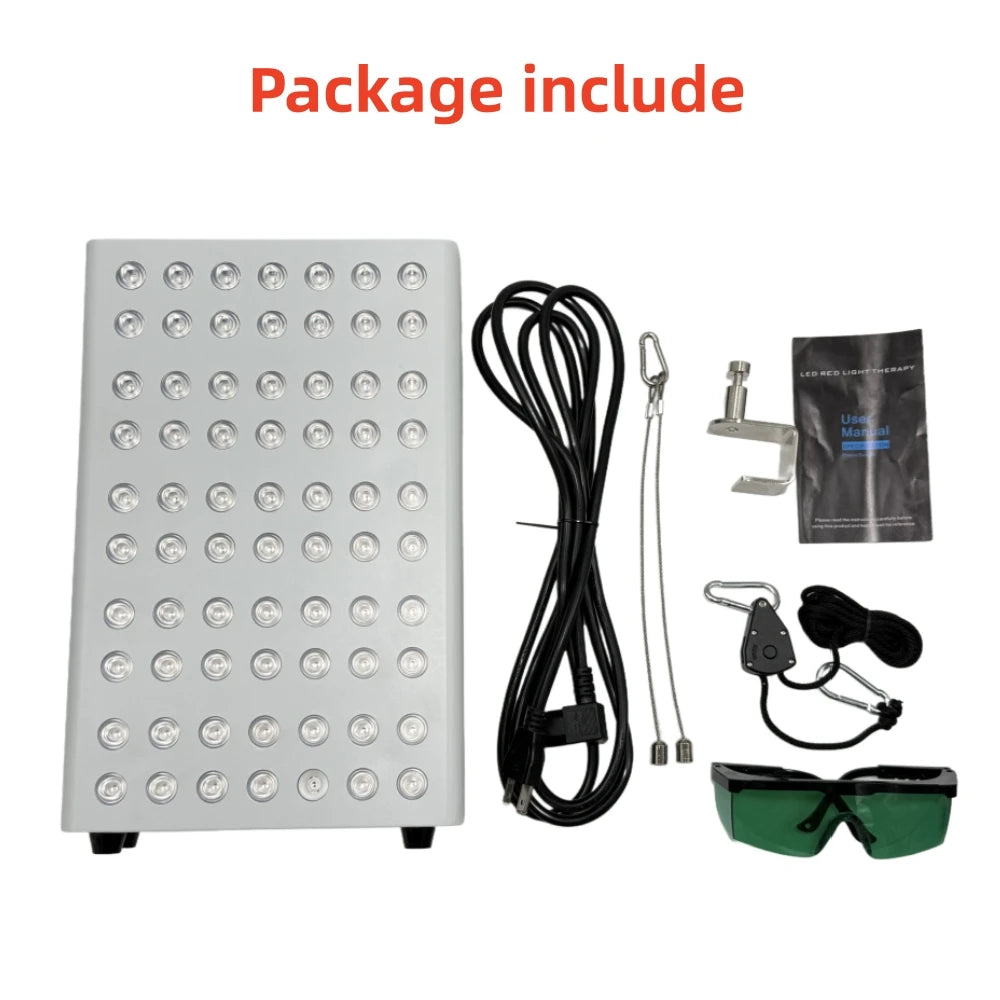 660nm 850nm Dual Chips Timing Led Red Light Therapy Panel Lamp Near Infrared Therapy Light LED Beauty Devices for Face and Body