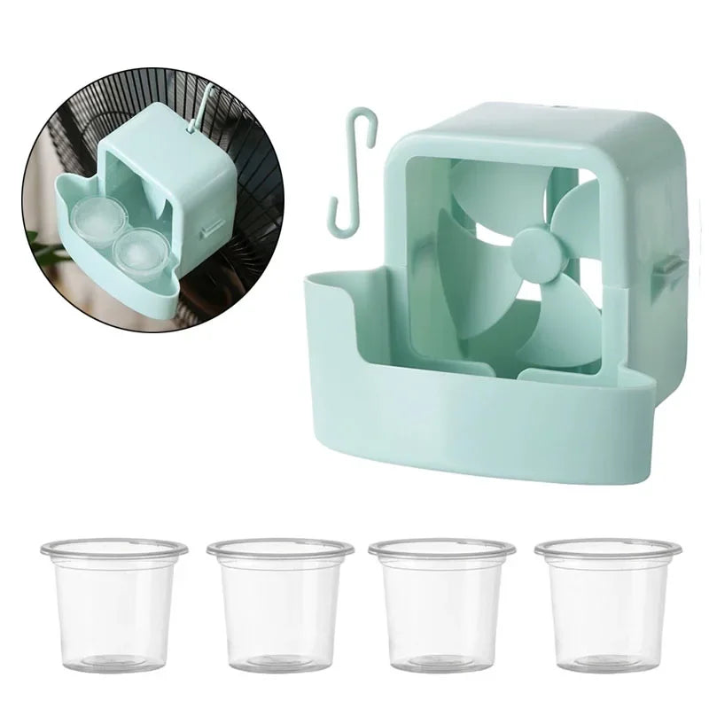 Household Cooling Box Cooler Tool for Summer Electric Fans, Portable Storage Accessory for Hanging Fans & Floor Fans