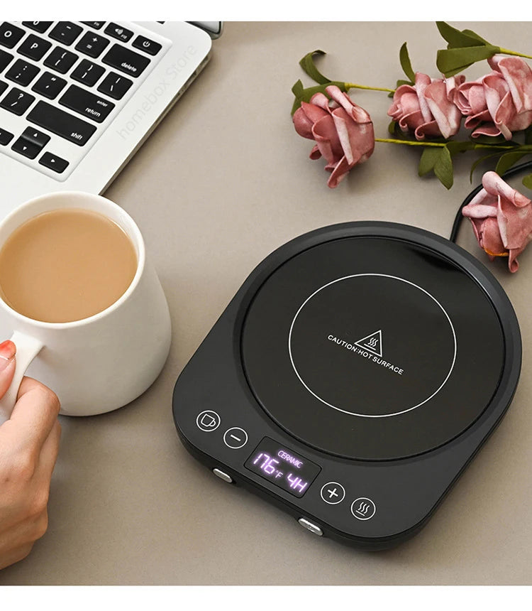 110V/220V Coffee Mug Warmer Timing Cup Heater Hot Tea Makers Heating Pad Warmer Coaster Electric Hot Plate Coffee Heater 36W