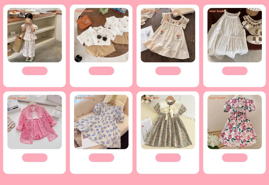 Bear Leader Sweet Girl Princess Sweater Dress Autumn Knitted Long Sleeve Clothes Winter Baby Dress Kids Clothes Girls Vestido
