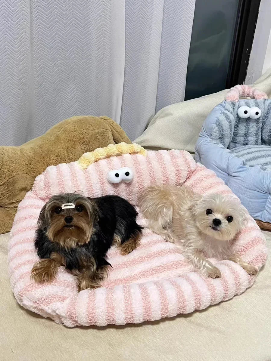 Cushion Winter Bed Puppy Special Sofa Kennel Winter Warm Pet Internet Celebrity Cat Nest Small Dog Dog Sleeping Mat