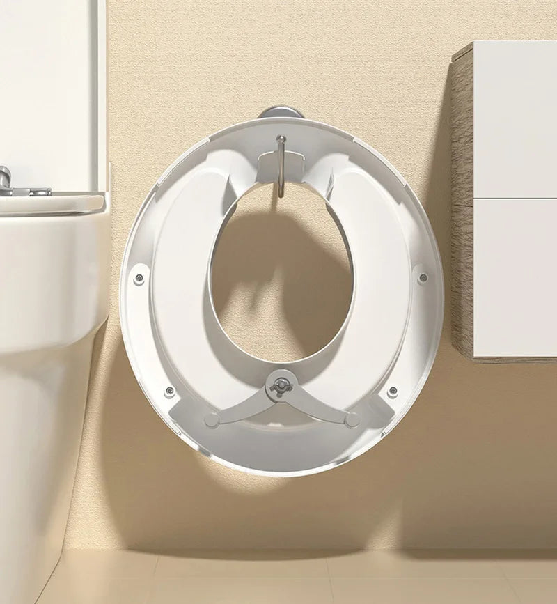 Baby Potty Mat Training Seat Handle Portable Soft Potty Mats Kid Toilet Household Auxiliary Non-slip Toilet Child WC Reducer