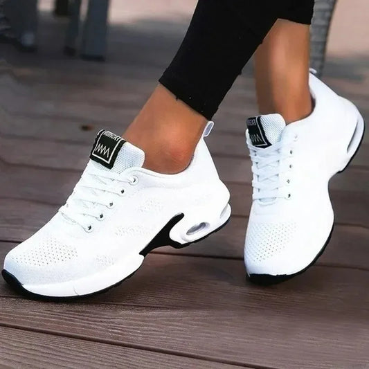 Women Running Shoes Breathable Casual Shoes Outdoor Light Weight White  Sports Shoes Casual Walking Sneakers for Wamen
