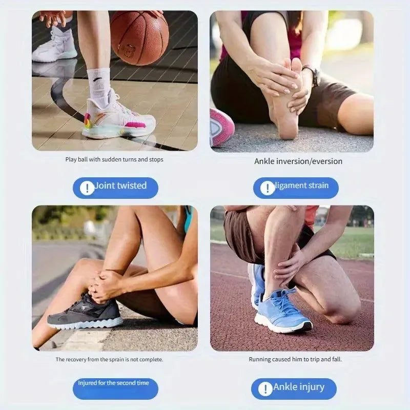 1-10pcs S/M/L  Adjustable Elastic Ankle Wrap Breathable Thin Heel Support Sports Compression for Running  Sprain Prevention