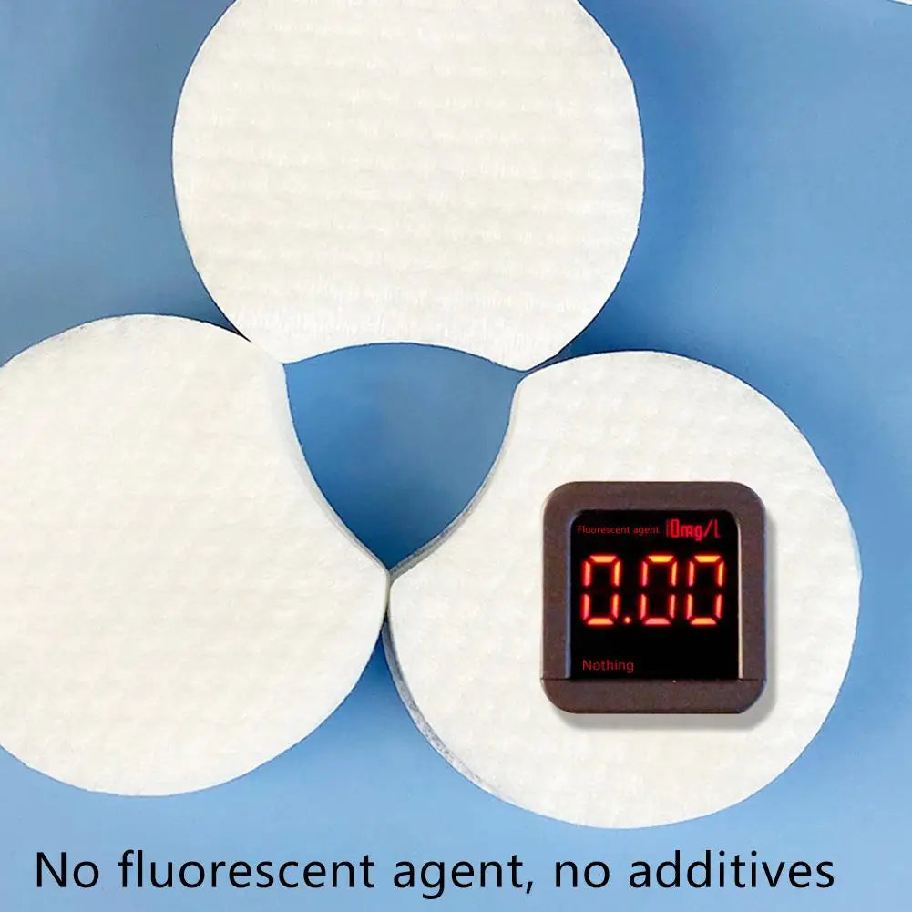 Cotton Pad Soft Absorbent Certified Organic Hypoallergenic Cotton Rounds - 300/600/1200 Count Premium Facial Makeup Removal Skin