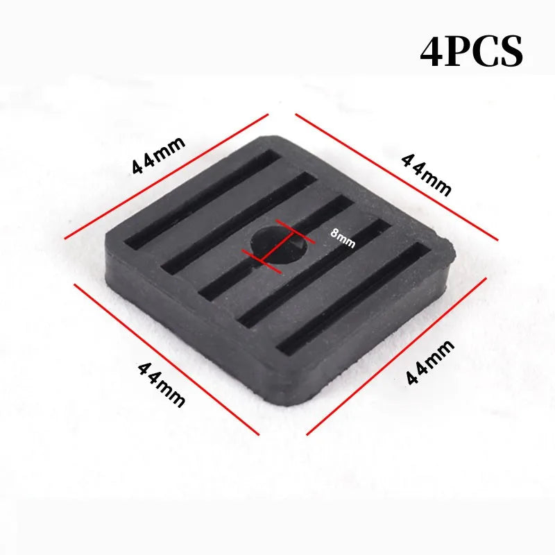 4Pcs Rubber Mount Shock Absorption Anti Slip Durable Anti Vibration Pad for Balcony Air Conditioner Outdoor Unit Outdoor Roofs