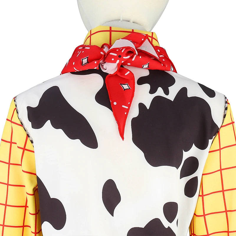 Kids Cowboy Costumes Toddler Anime Character Costumes Halloween Party Costumes for Boys and Girls Set + Hat